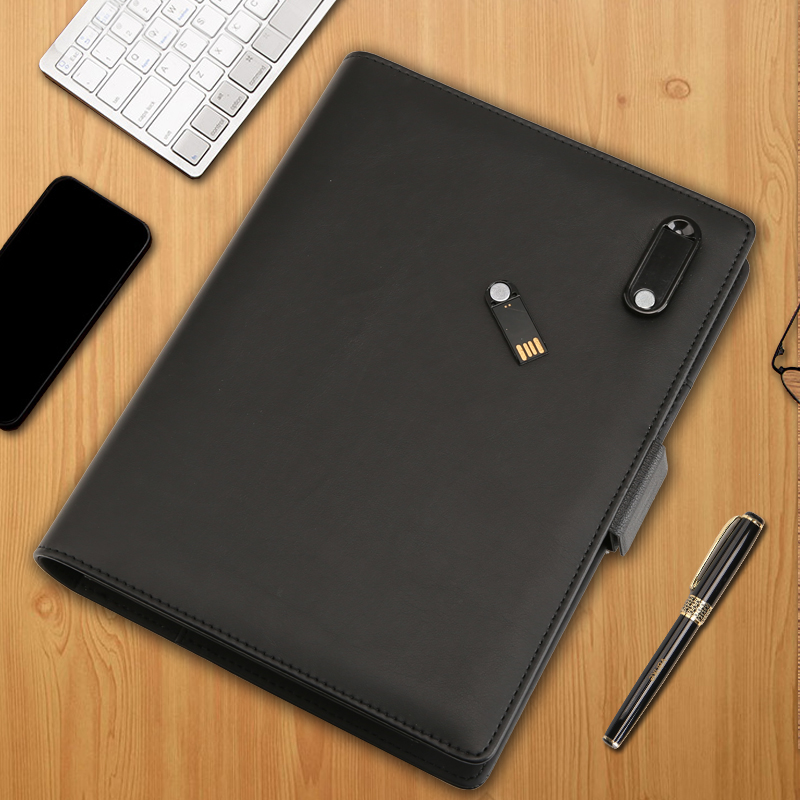 A5仿皮多功能创意笔...